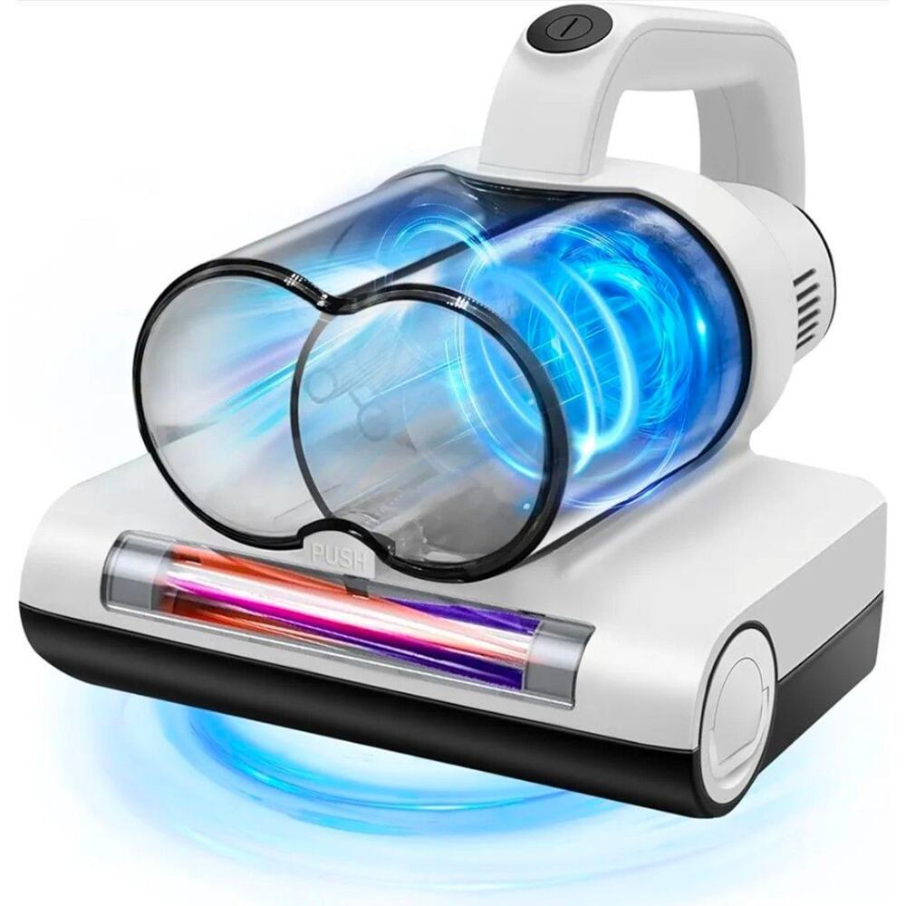 Mattress Vacuum Cleaner, Dual Cup Filtration Tech, Anti-allergen, UV, High Heat